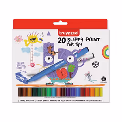 Bruynzeel 60124020, Multicolore, Marqueur peinture, Dur, 20 pièce(s)