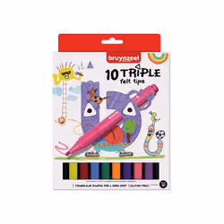 Bruynzeel 60123010, Multicolore, Marqueur peinture, Dur, 10 pièce(s)