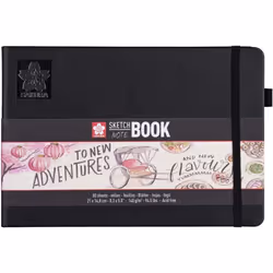 Carnet - Croquis - Dessin - A5 - 21x148cm - 80 pages - 210g - Papier ivoire - Sakura