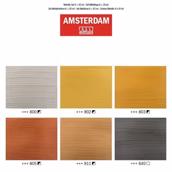 Amsterdam 17820501 peinture pour loisir Peinture acrylique 6 pièce(s)