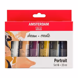 Amsterdam 17820502, Multicolore, Peinture acrylique, Liquide, 6 pièce(s)
