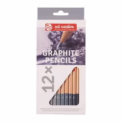Lot de 12 crayons graphite Royal Talens assortiment de mines