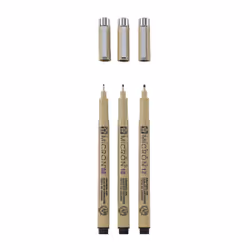 Sakura Pigma Micron stylo fin Noir 3 pièce(s)