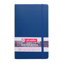 Talens Cahier de Croquis Bleu marine 13 x 21 cm 140 g 80 Feuilles