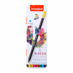 Bruynzeel 60312006, Bleu, Vert, Orange, Rose, Rouge, Jaune, 6 pièce(s)