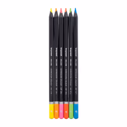 Bruynzeel 60312006 crayon de couleur Bleu, Vert, Orange, Rose, Rouge, Jaune 6 pièce(s)