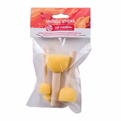 Talens Set de 4 pinceaux éponge