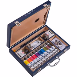 Peinture à lhuile - Van Gogh - Coffret bois de 12 tubes 40ml + accessoires