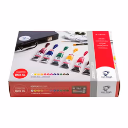 Van Gogh Couleurs à l’acrylique coffret XL pour débutants | 12 x 40 ml + accessoires