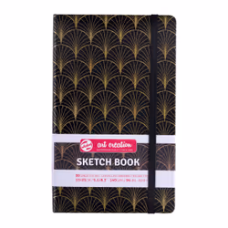 Talens 9314152M, Noir, Or, 140 g/m², 80 feuilles
