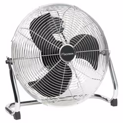 Bestron DFA40, Ventilateur à lame domestique, Argent, Sol, 45 cm, 60°, Secteur