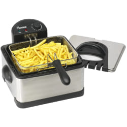 Bestron DF402B friteuse Double 2000 W Argent