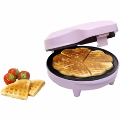 Bestron ASW217 moule à gauffres 6 gauffre(s) 700 W Rose