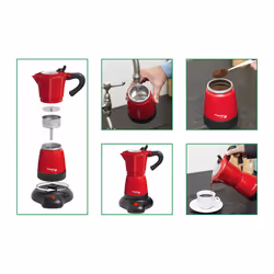 Bestron AES480 machine à café Manuel Cafetière moka électrique