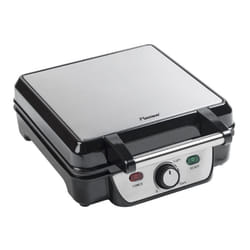 Bestron ASW281 moule à gauffres 4 gauffre(s) 1100 W Noir, Acier inoxydable