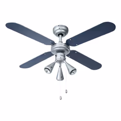 Bestron DLHB42S ventilateur Bleu, Gris, Marine, Argent
