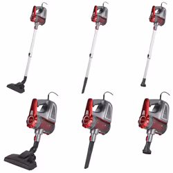 Bestron AVC800 aspirateur de table Gris, Rouge Sans sac