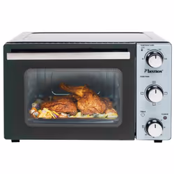 Bestron AOV20, 20 L, Noir, Gris, Rotatif, 1300 W, 0 - 230 °C, 1 étagères