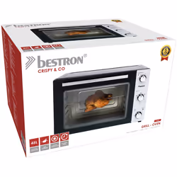 Bestron AOV45 Grille-pain four 45 L 1800 W Acier inoxydable Grill - Vue supplémentaire 11