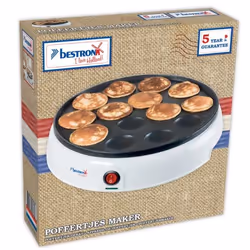 Bestron APFM700W appareil à crêpes 14 crèpe(s) 800 W Blanc - Vue supplémentaire 4
