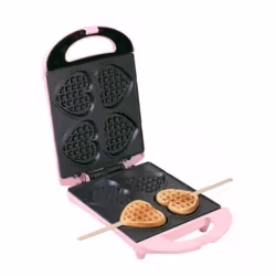 Bestron DSW271P moule à gauffres 4 gauffre(s) 780 W Noir, Rose