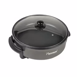 Bestron AHP1500Z, Rond, Gris, Verre, 1500 W, 220-240 V, 50 - 60 Hz