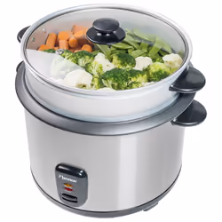 Bestron ARC280 cuiseur à riz 2,8 L 1000 W Noir, Acier inoxydable