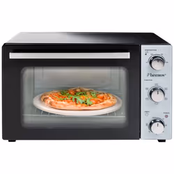 Bestron AOV31PS, Petite, Four électrique, 31 L, 1500 W, 3 étagères, Acier inoxydable