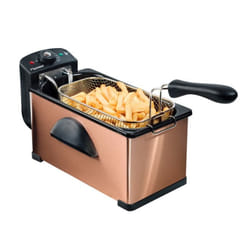 Bestron AF370CO friteuse Unique 3,5 L Autonome 2000 W Noir, Cuivre