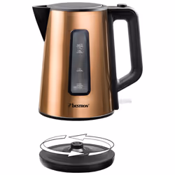 Bestron AWK1000CO bouilloire 1,7 L 2200 W Noir, Cuivre