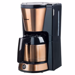Bestron ACM1000CO, Machine à café filtre, Café moulu, 900 W, Cuivre
