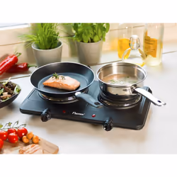 Bestron AHP250D plaque Gris Comptoir 45 cm 2 zone(s)