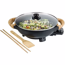 Bestron AEW100AS wok électrique 5 L Noir 1500 W