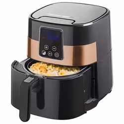 Bestron AAF7003DCO friteuse Unique 4 L Autonome 1300 W Friteuse d’air chaud Noir, Bronze