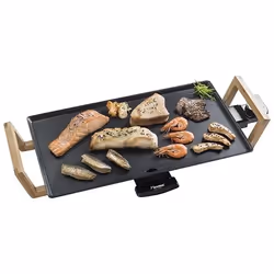 Bestron ABP602BB, Bambou, Noir, Bambou, Rotatif, 470 x 260 mm, Bois, 2000 W