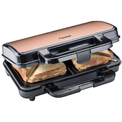 Bestron ASM90XLCO gaufrier et appareil à croque-monsieur 900 W Noir