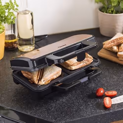 Bestron ASM90XLCO gaufrier et appareil à croque-monsieur 900 W Noir - Vue supplémentaire 4