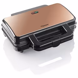 Bestron ASM90XLCO gaufrier et appareil à croque-monsieur 900 W Noir - Vue supplémentaire 5