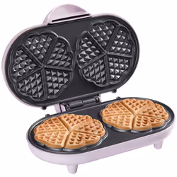 Bestron ADWM1000P moule à gauffres 10 gauffre(s) 1000 W Rose
