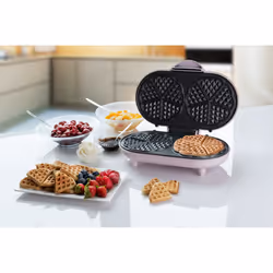 Bestron ADWM1000P moule à gauffres 10 gauffre(s) 1000 W Rose - Vue supplémentaire 5