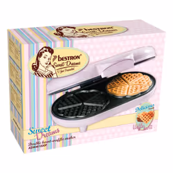 Bestron ADWM1000P moule à gauffres 10 gauffre(s) 1000 W Rose - Vue supplémentaire 7