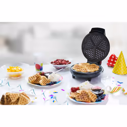 Bestron AWM700S moule à gauffres 5 gauffre(s) 700 W Noir, Argent