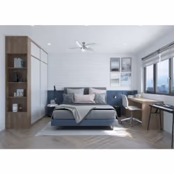 Bestron DCF52LSR ventilateur Gris, Argent, Blanc