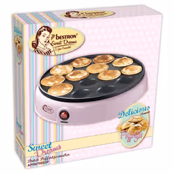 Bestron APFM700SDP appareil à crêpes 14 crèpe(s) 800 W Noir, Rose - Vue supplémentaire 8
