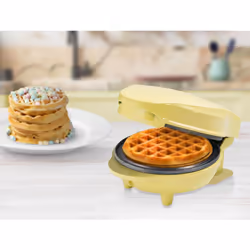 Bestron AMW500V moule à gauffres 1 gauffre(s) 550 W Jaune - Vue supplémentaire 5