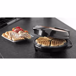 Bestron AWM700CO moule à gauffres 5 gauffre(s) 700 W Noir, Cuivre - Vue supplémentaire 4