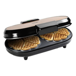 Bestron ADWM730CO moule à gauffres 10 gauffre(s) 1200 W Noir, Marron
