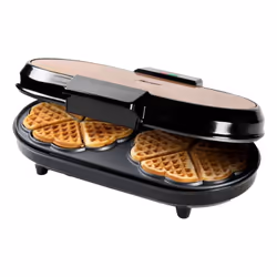 Bestron ADWM730CO moule à gauffres 10 gauffre(s) 1200 W Noir, Marron - Vue supplémentaire 2