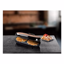 Bestron ADWM730CO moule à gauffres 10 gauffre(s) 1200 W Noir, Marron - Vue supplémentaire 6