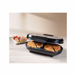 Bestron ADWM730S moule à gauffres 10 gauffre(s) 1200 W Noir - Vue supplémentaire 3